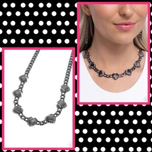 2/$10 Paparazzi Mingling Medley - Black Necklace